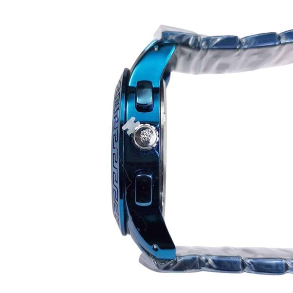Premium, Versace Chrono two tone Steel and Blue and White - Imagen 4