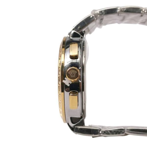 Premium, Versace Chrono two tone Steel Gold and White - Imagen 4