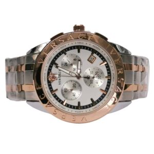 Premium, Versace Chrono two tone Steel Gold Rose and White