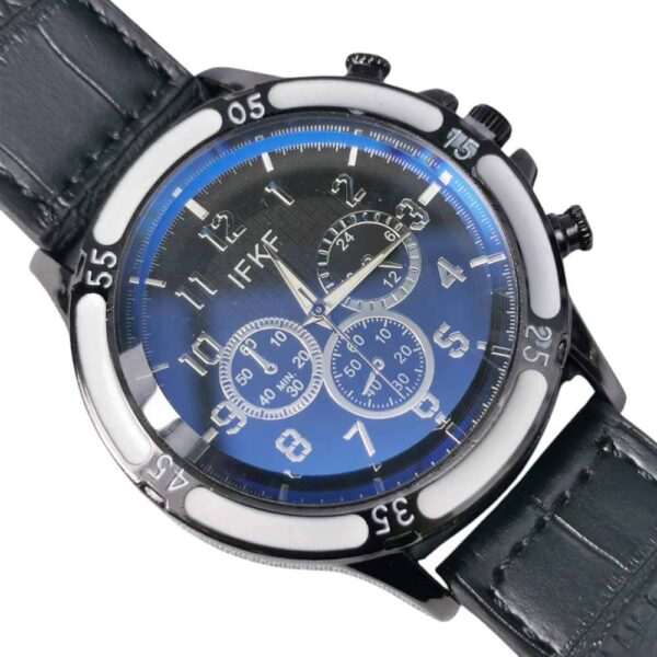 Reloj con pulseras trenzado multitiras brujula, negro - Imagen 3