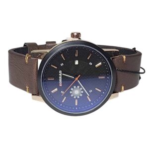 Reloj fechador sumergible, carbono, negro y cafe