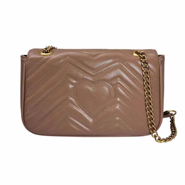 Bolso de hombro mediano Gucci Marmont, beige - Imagen 2