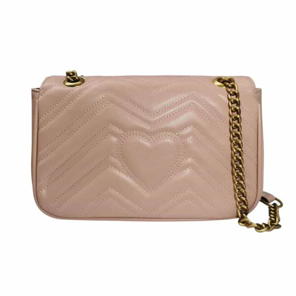 Bolso de hombro mediano Gucci Marmont, rosa - Imagen 2