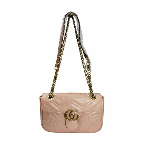 Bolso de hombro mediano Gucci Marmont, rosa - Imagen 3