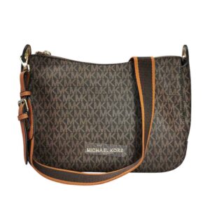 Bolso de hombro mediano Jet Travel Michael Kors, cafe