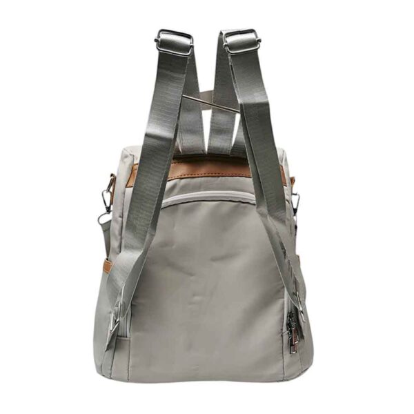 Mochila cartera antirrobo, oxford travel, gris - Imagen 2