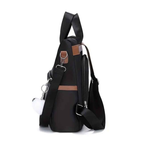 Mochila cartera antirrobo, oxford travel, negro - Imagen 3