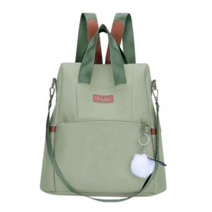 Mochila cartera antirrobo, oxford travel, verde