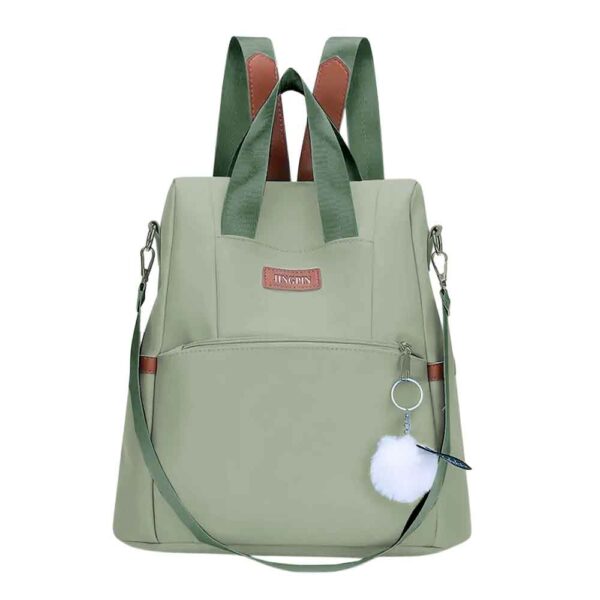 Mochila cartera antirrobo, oxford travel, verde