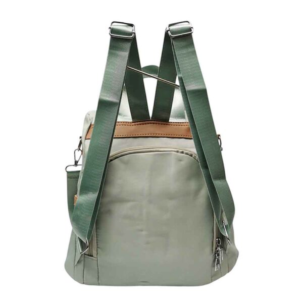 Mochila cartera antirrobo, oxford travel, verde - Imagen 2