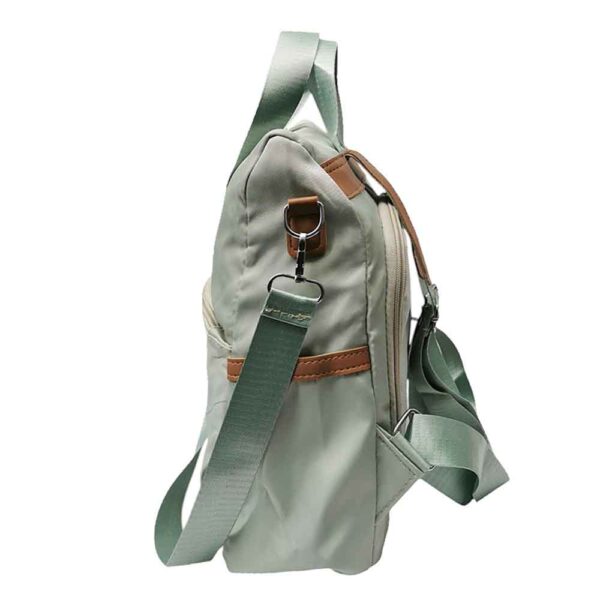 Mochila cartera antirrobo, oxford travel, verde - Imagen 3