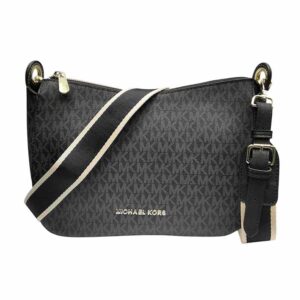 Bolso de hombro mediano Jet Travel Michael Kors, negro