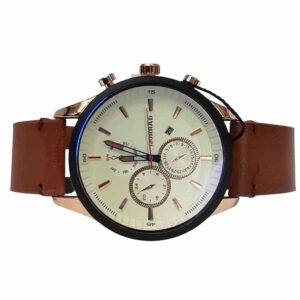 Reloj fechador 3 cronografos, sumergible, camel