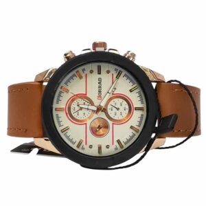 Reloj fechador sumergible, bisel Black, camel