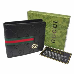 Billetera Clasica GG, Negro Mate