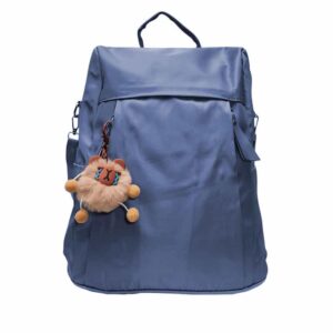 Mochila cartera antirrobo, AFolio llavero, celeste