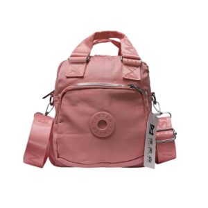 Mochila mini cartera, liso, rosa