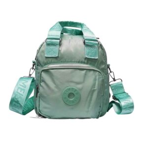 Mochila mini cartera, liso, verde