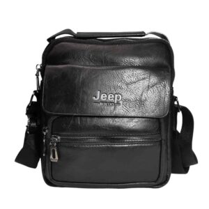 Morral de hombre, Jeep, bolsillo, negro