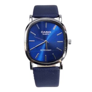 Reloj clasico, Casio cuero, azul