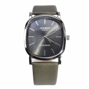 Reloj clasico, Casio cuero, gris