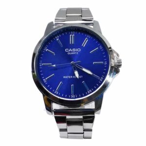 Reloj clasico, Casio steel, azul