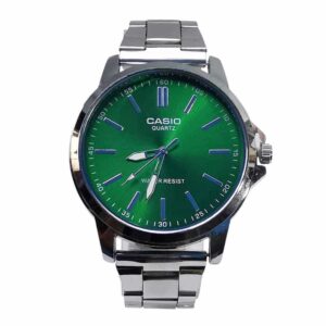 Reloj clasico, Casio steel, verde