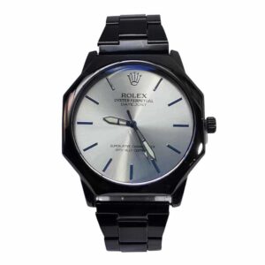 Reloj clasico, Rolex steel black, perla