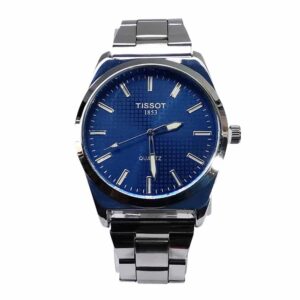 Reloj clasico, Tissot steel, azul