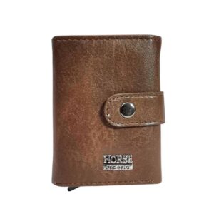 Billetera tarjetero de hombre, cafe
