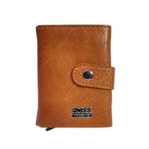 Billetera tarjetero de hombre, camel