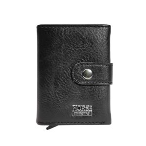 Billetera tarjetero de hombre, negro