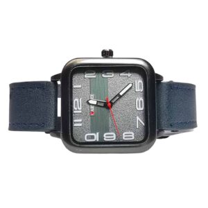 Reloj cuadrado, azul