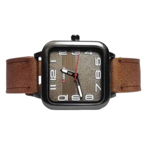 Reloj cuadrado, camel