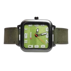 Reloj cuadrado, verde