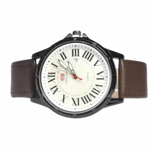Reloj de calendario empresarial, romano, cafe