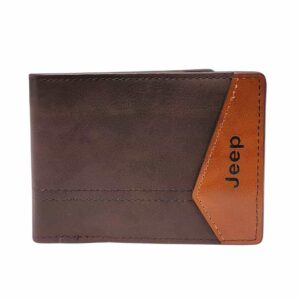 Billetera de hombre, jeep, diagonal, cafe