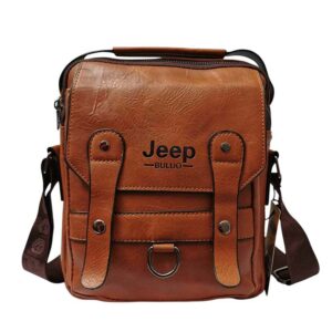 Morral de hombre, Jeep, dos tirantes, camel