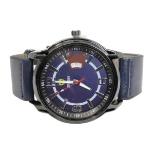 Reloj de calendario empresarial, Ferrari, azul