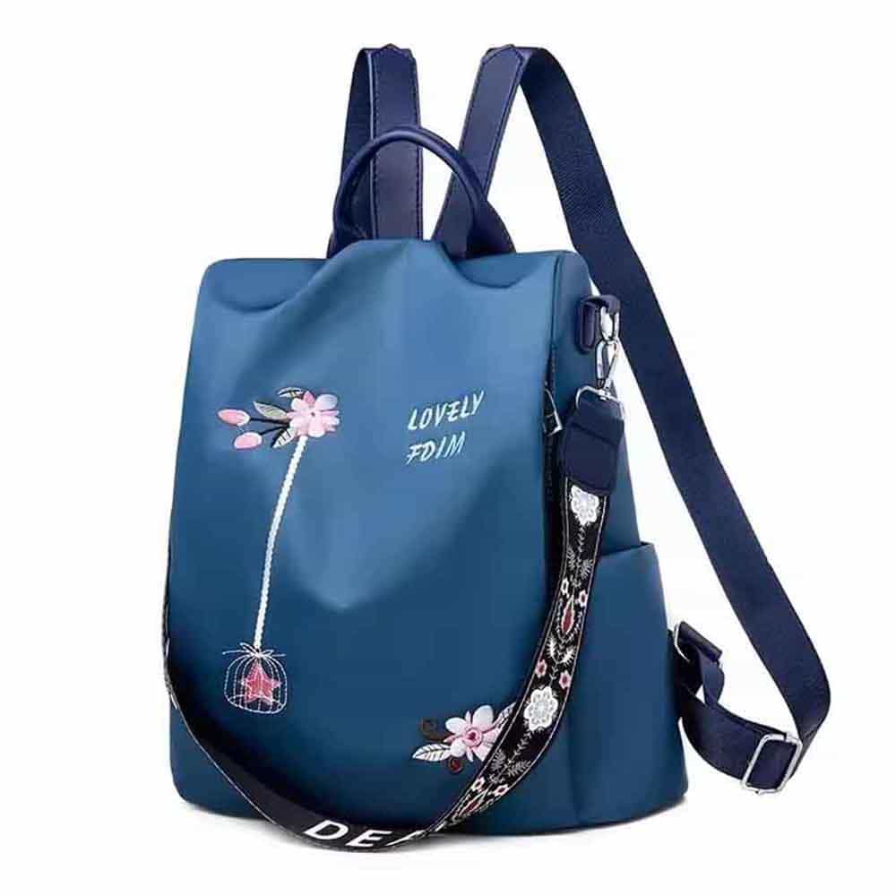 Mochila cartera antirrobo, Lovely, azul